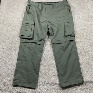 Boy Scouts Of America Convertible Uniform Pants Mens 40x29 Classic Fit Cargo